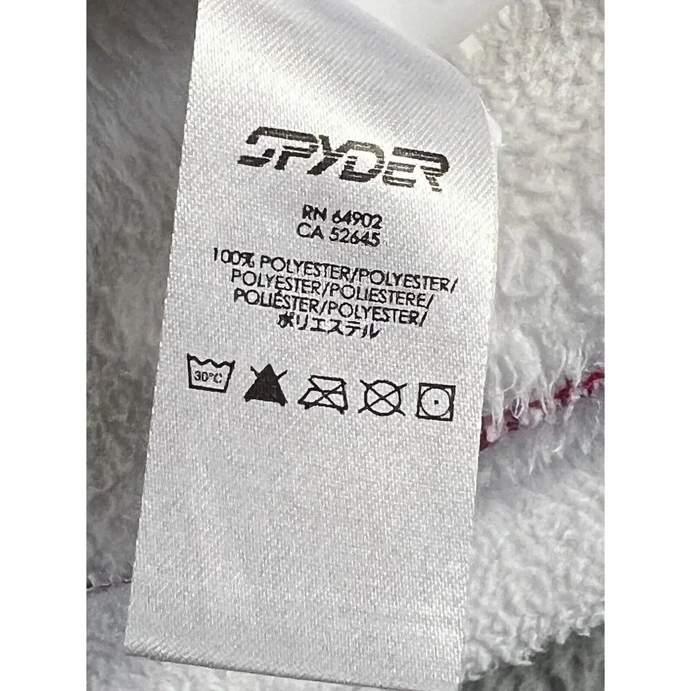 Spyder Jacket Girls XL Full Zip Fleece Mock‎ Neck